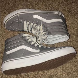 Grey High Top Vans